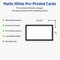 Avery Printable Rectangle Cards, Sure Feed Technology, 2" x 3.5", Matte White with Double Black Border Design, Laser & Inkjet Compatible, 80 Total, Great for Branding, Weddings, and More